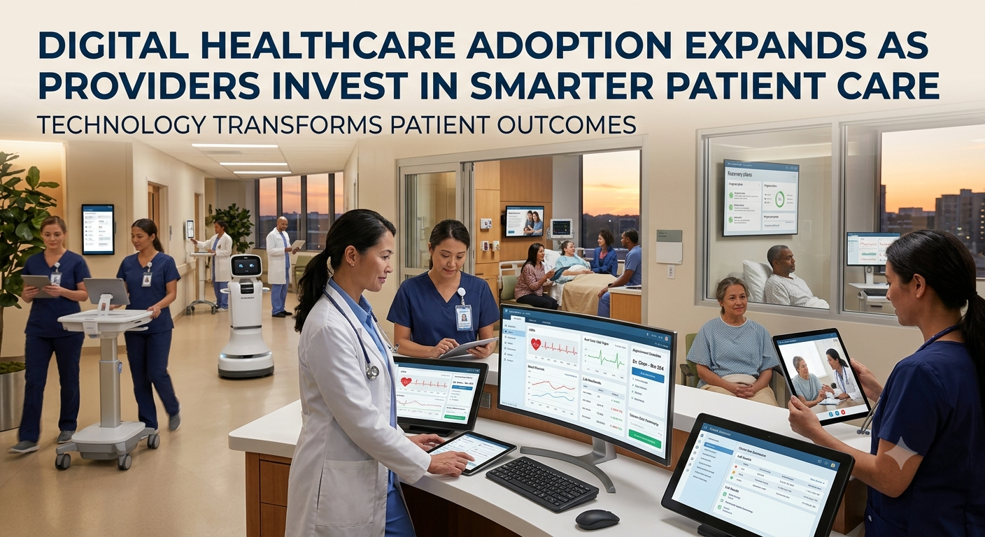 Digital Healthcare Adoption Expands as Providers Invest in Smarter Patient Care