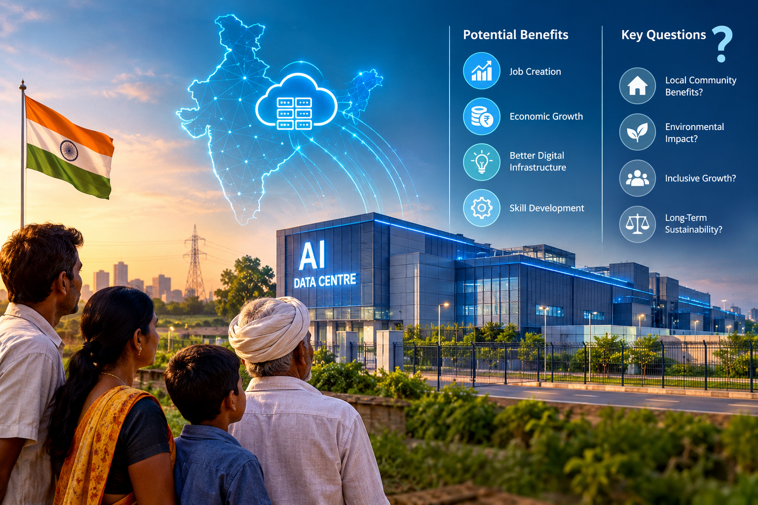 India’s AI Data Centre Boom Raises Questions Over Benefits for Host Communities