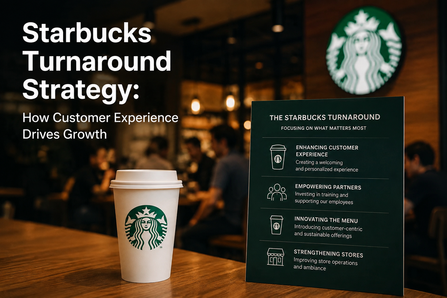  Starbucks Turnaround Strategy: How Customer Experience Drives Growth